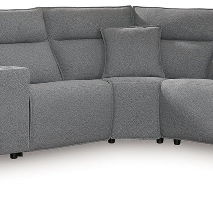 Modmax II - Reclining Sectional - Salt And Pepper