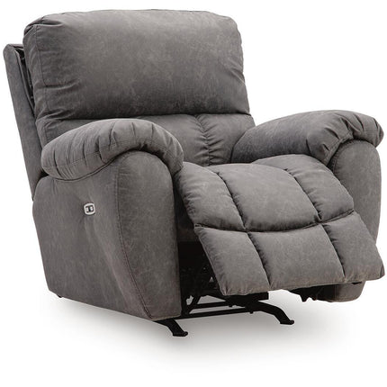 Bakerstein - Power Rocker Recliner With Adjustable Headrest - Galaxy