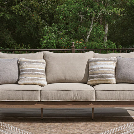 Harmony Headlands - Sofa With Cushion - Natural / Gray