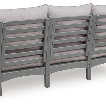 Cove Beach - Sofa With Cushion - Gray