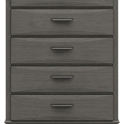 Mazing - Five Drawer Chest - Gray