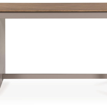 Harperfeld - Rectangular Dining Room Counter Table - Natural / Gray