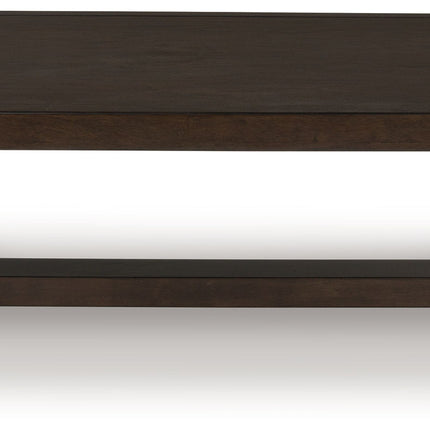 Breckington - Rectangular Cocktail Table - Dark Brown