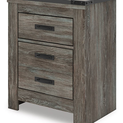 Frandern - Two Drawer Night Stand - Gray