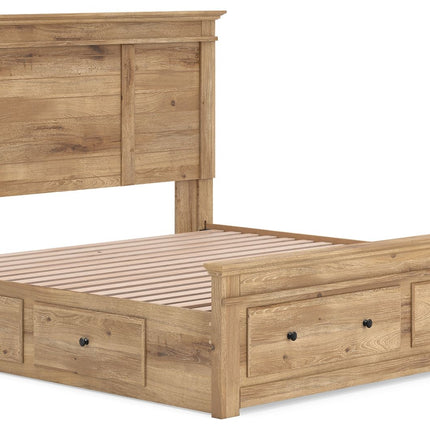 Makidern - Panel Storage Bed