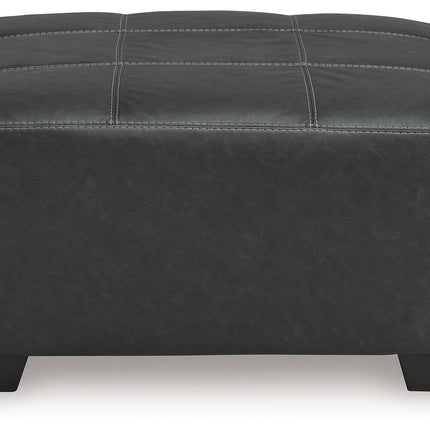 Brixley Pier - Oversized Accent Ottoman - Graphite