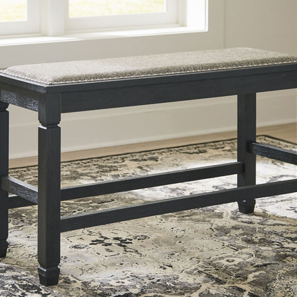Tyler Creek - DBL Counter UPH Bench  - Antique Black