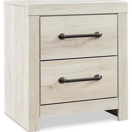 Cambeck - Two Drawer Night Stand - Whitewash