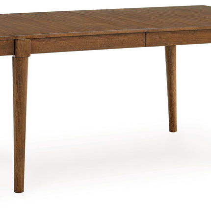 Lyncott - Rectangular Dining Room Extension Table - Brown