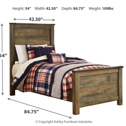 Trinell - Panel Bed