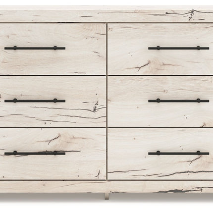 Lawroy - Six Drawer Dresser - Light Natural