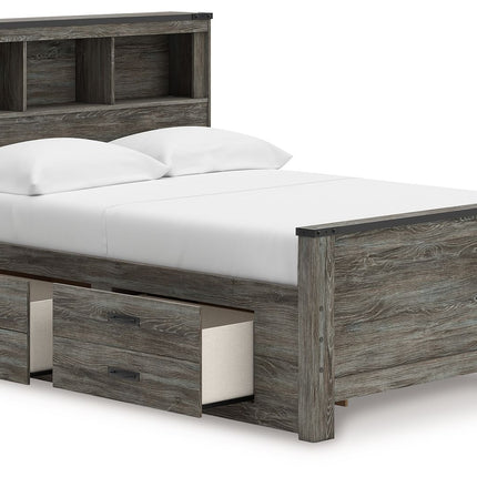 Frandern - Bookcase Panel Bed