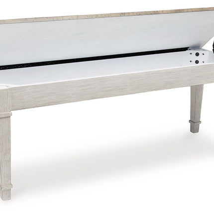 Skempton - Storage Bench - White