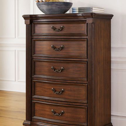Lavinton - Five Drawer Chest - Brown