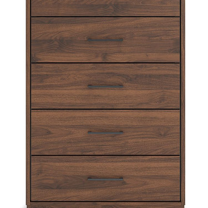 Fortlorn - Five Drawer Chest - Walnut Brown