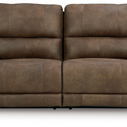Beckley Place - 2 Seat Power Reclining Sofa With Adjustable Headrest - Earth