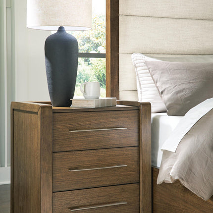 Marxmore - Three Drawer Night Stand - Brown