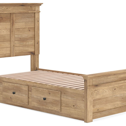 Makidern - Panel Storage Bed