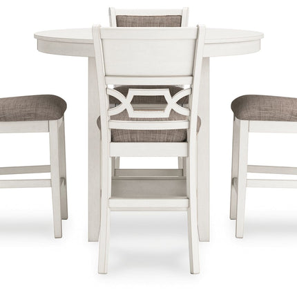 Erinberg - Dining Room Counter Table Set (Set of 5) - Antique White