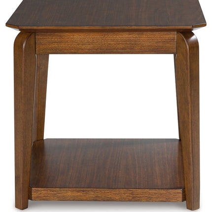 Trenmour - Square End Table - Medium Brown