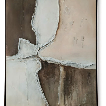 Junward - Wall Art - Brown / Tan / White