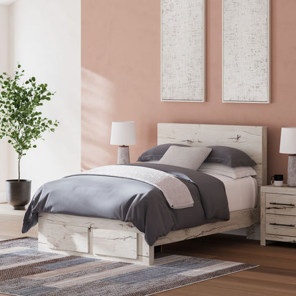 Lawroy - Panel Bed With Storage
