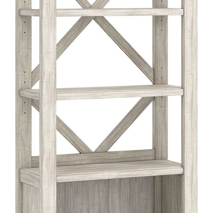 Carynhurst - Large Bookcase - Whitewash