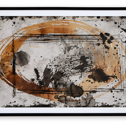 Clefting - Wall Art - Black / Caramel / Tan