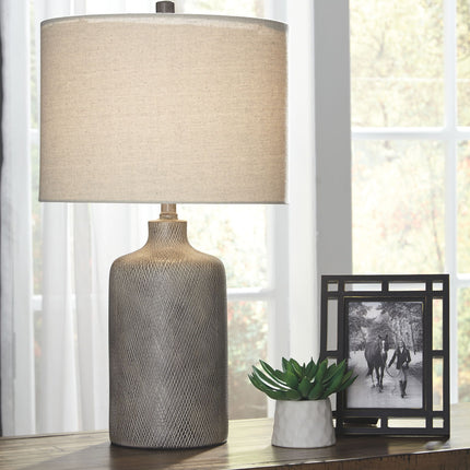 Linus - Ceramic Table Lamp  - Antique Black