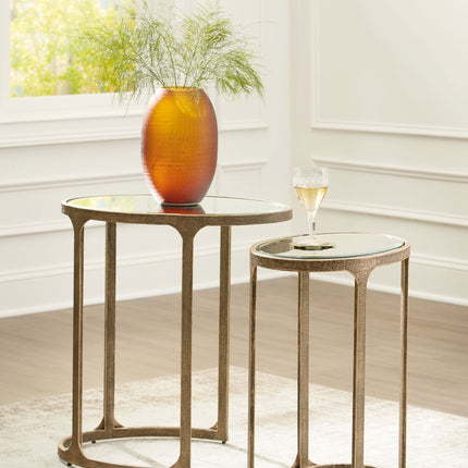 Irmaleigh - Accent Table Set (Set of 2) - Antique Black