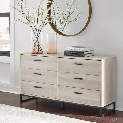 Socalle - Six Drawer Dresser