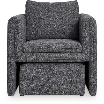 Vreni - Accent Chair - Charcoal / Black