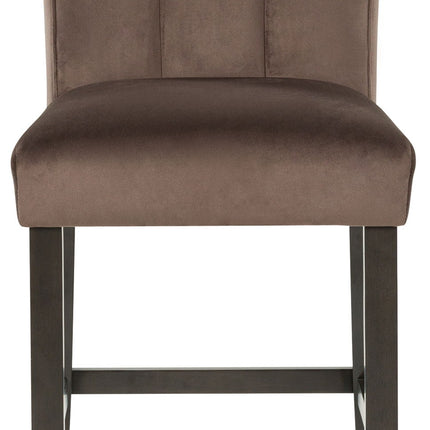Jeshina - Upholstered Barstool (Set of 2) - Mocha