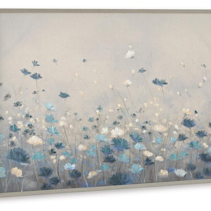 Claydale - Wall Art - Gray / Blue / White