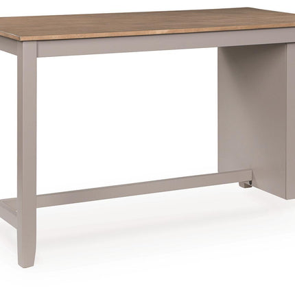 Harperfeld - Rectangular Dining Room Counter Table - Natural / Gray