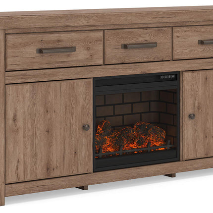 Garistyn - TV Stand With Fireplace Option