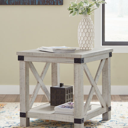 Carynhurst - Rectangular End Table - Whitewash