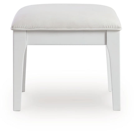 Chalanna - Vanity Stool - White