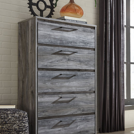 Baystorm - Panel Bedroom Set - Gray