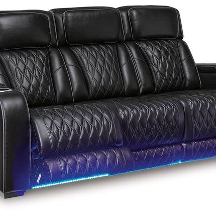 Boyington - 2 Pc. - Power Reclining Sofa And Loveseat - Black
