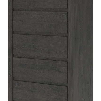 Fraluna - Five Drawer Chest - Charcoal