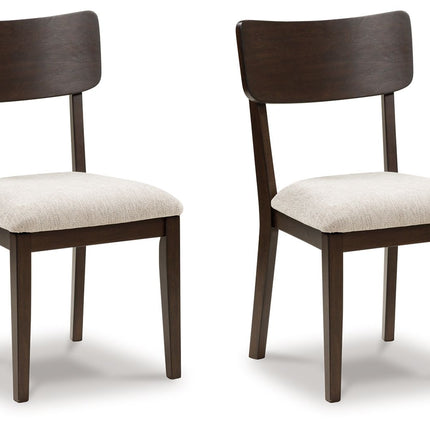 Mallenette - Dining Upholstered Side Chair (Set of 2) - Merlot