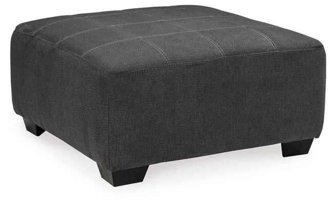 Ambee - Oversized Accent Ottoman - Slate