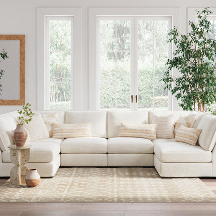 Donelson Creek - 6-Piece Sectional - Vanilla