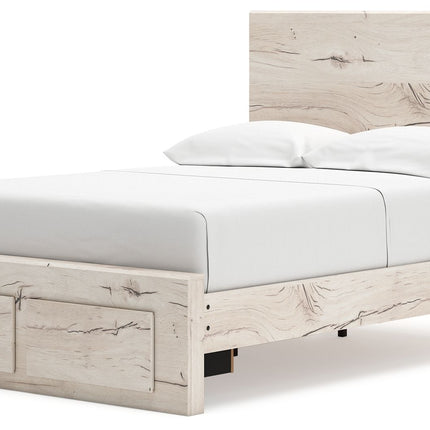 Lawroy - Panel Bed With Storage