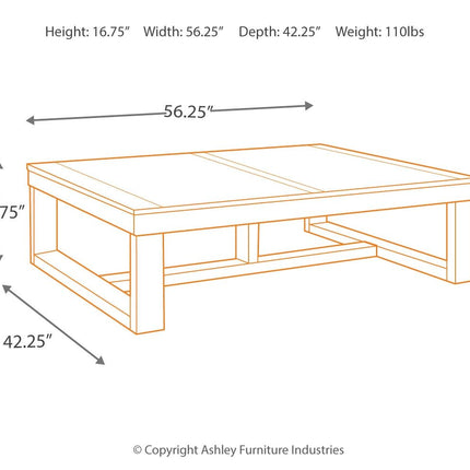Watson - Rectangular Cocktail Table - Dark Brown