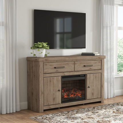 Garistyn - TV Stand With Fireplace Option