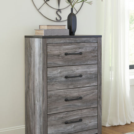Bronyan - Four Drawer Chest - Dark Gray