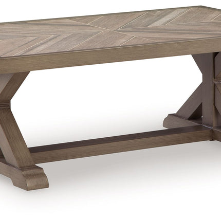 Laguna Heights - Rectangular Cocktail Table - Beige