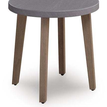 Harmony Headlands - Round End Table - Natural / Gray